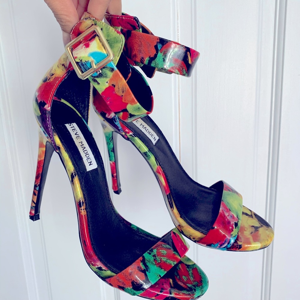 Steve madden open toe heels
